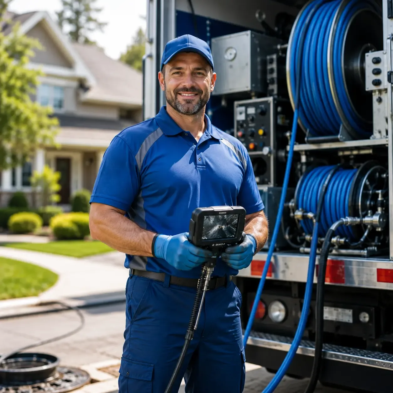 Local outdoor drain cleaning specialists in Gray, PA